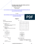 Solution Manual For Intermediate Algebra 4th Edition Sullivan and Struve 0134555805 9780134555805