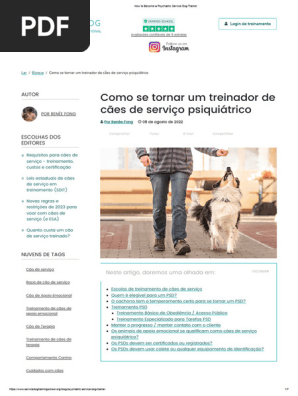 How to Become a Psychiatric Service Dog Trainer