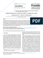 Model-Based Hardware in The Loop Control of Collab