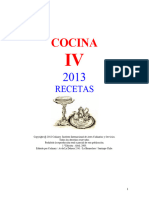 DOSSIER COCINA IV 2013