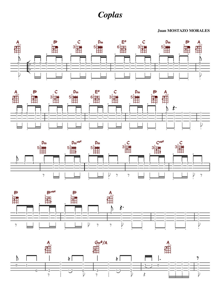 Coplas (Juan MOSTAZO MORALES) PDF