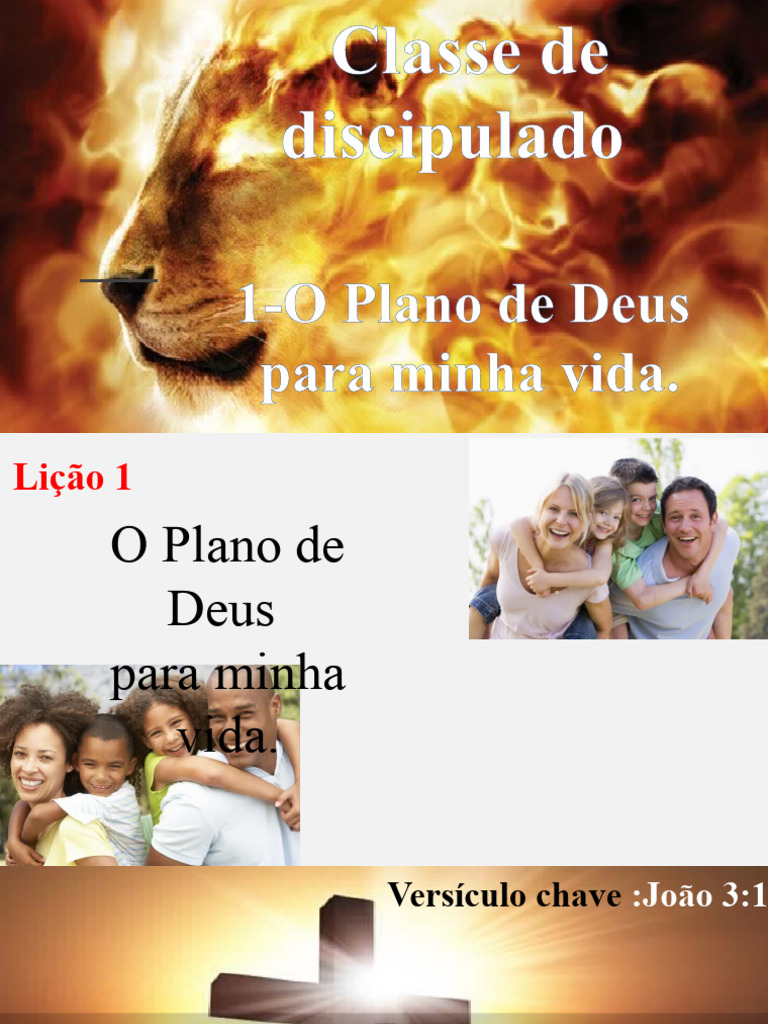 Aula 1 O Plano De Deus Para Minha Vida Pdf