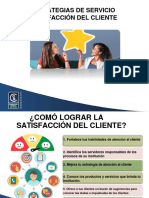 Estrategias de Servicio para La Satisfacción Del Cliente