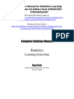 Statistics Learning From Data 1st Edition Roxy Peck Solutions Manual 1