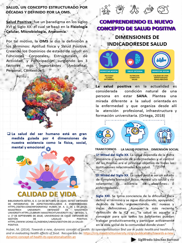 Infografia Dimensiones de Salud | PDF