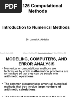 Part 1 - Introduction To Numerical Methods