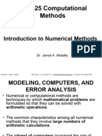 Part 1 - Introduction To Numerical Methods