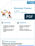 Personal Trainer: 1 Série Aula 1 - 4 Bimestre