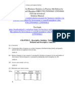 Solution Manual For Business Statistics in Practice 8th Edition by Bowerman O Connell Murphree ISBN 9781259549465 1259549461