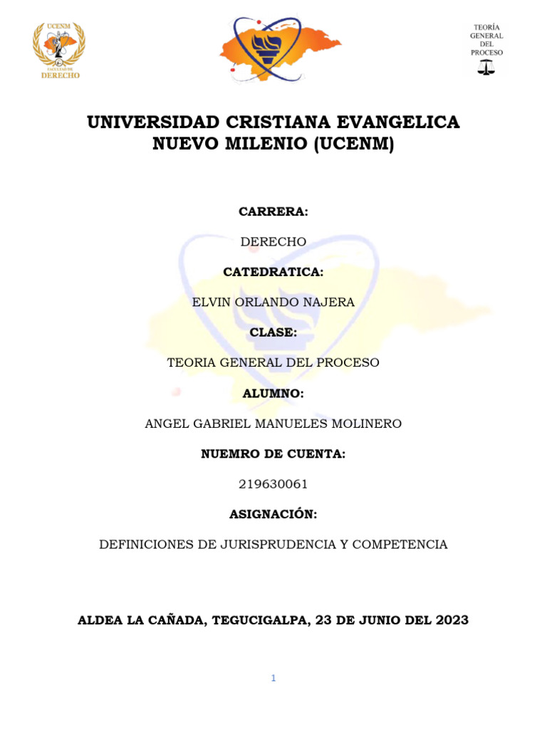 Jurisdicción y Competencia en Derecho | PDF | Jurisdicción | Juez