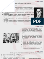 Aula 33 - Governo Jo o Goulart - 1961 - 1964