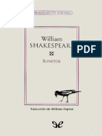SHAKESPEARE - Sonetos de Shakespeare (Tr. William Ospina)