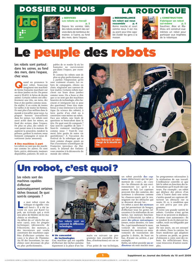 Robotique | PDF