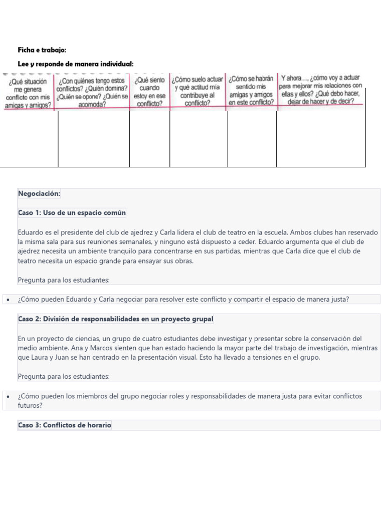 Ficha e Trabajo Sesion 4 | PDF