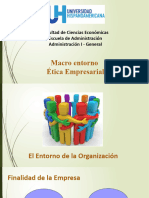 Tema Entorno Externo Responsabilidad Social y Etica
