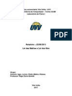 Relatorio Lei Das Malhas e Lei Dos Nós - Fisica 3