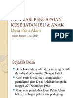 Capaian Kegiatan Desa PA Juli 2023