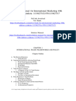 Solution Manual For International Marketing 10th Edition Czinkota 113362751X 9781133627517