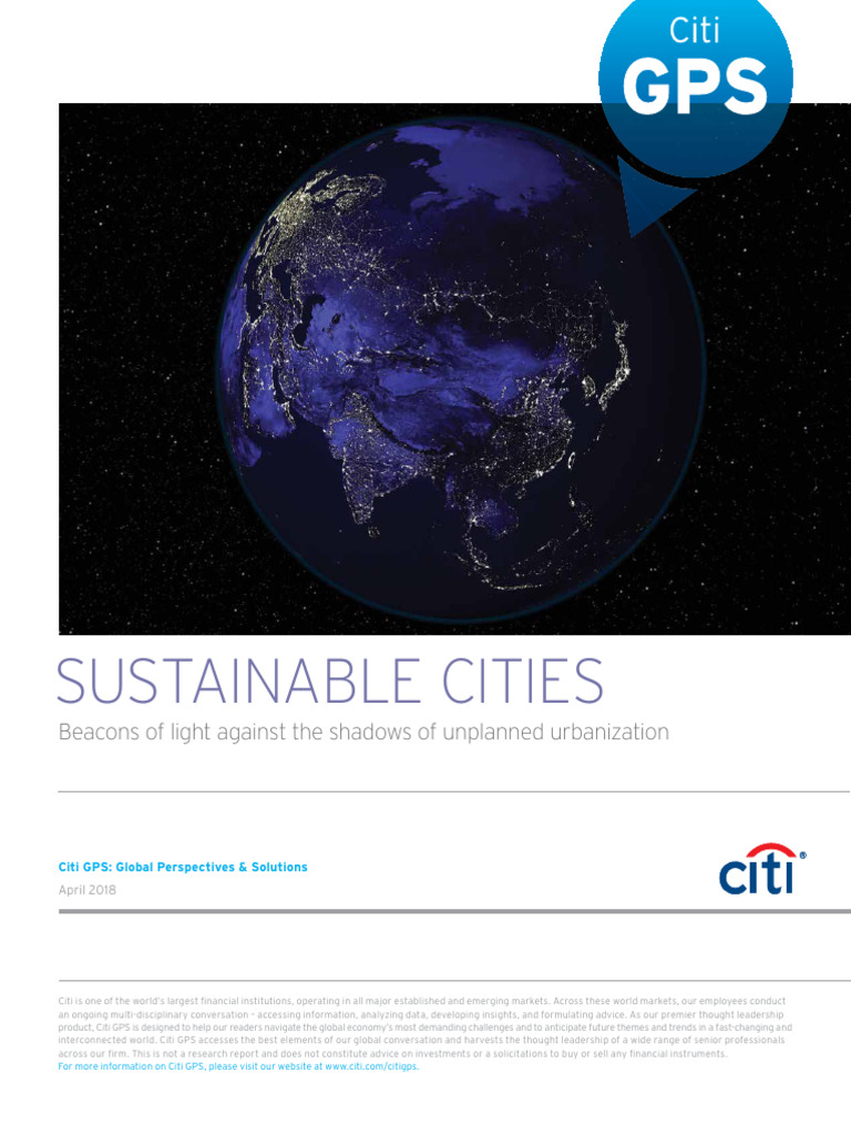 Citi Sustainable Cities PDF