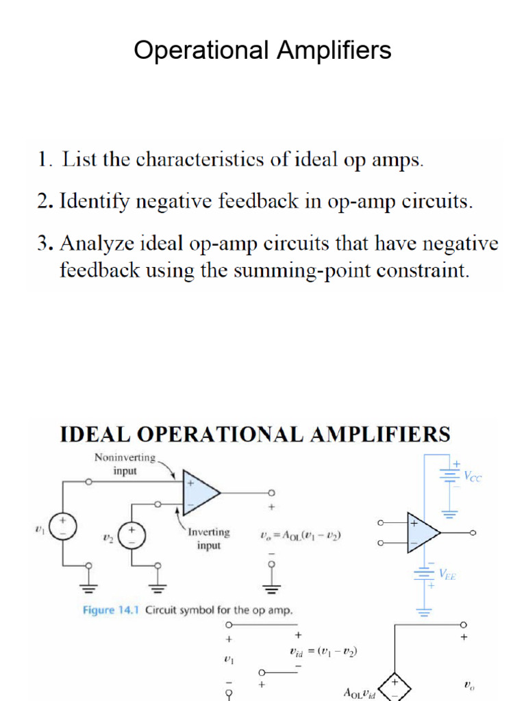 Dokumen - Tips - Operational Amplifiers Chapter 14 Operational