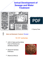 Water Technology Lecture 13 Historical Development of Sewage Treatment