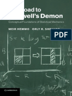 The Road To Maxwell's Demon - Conceptual Foundations of Statistical Mechanics