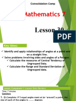 Math 7 - Lesson 30
