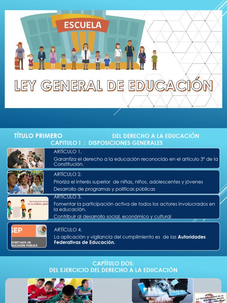 Ley General de Educación | PDF