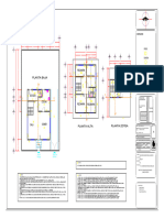 Plano de Acabado en Casa Habitacion