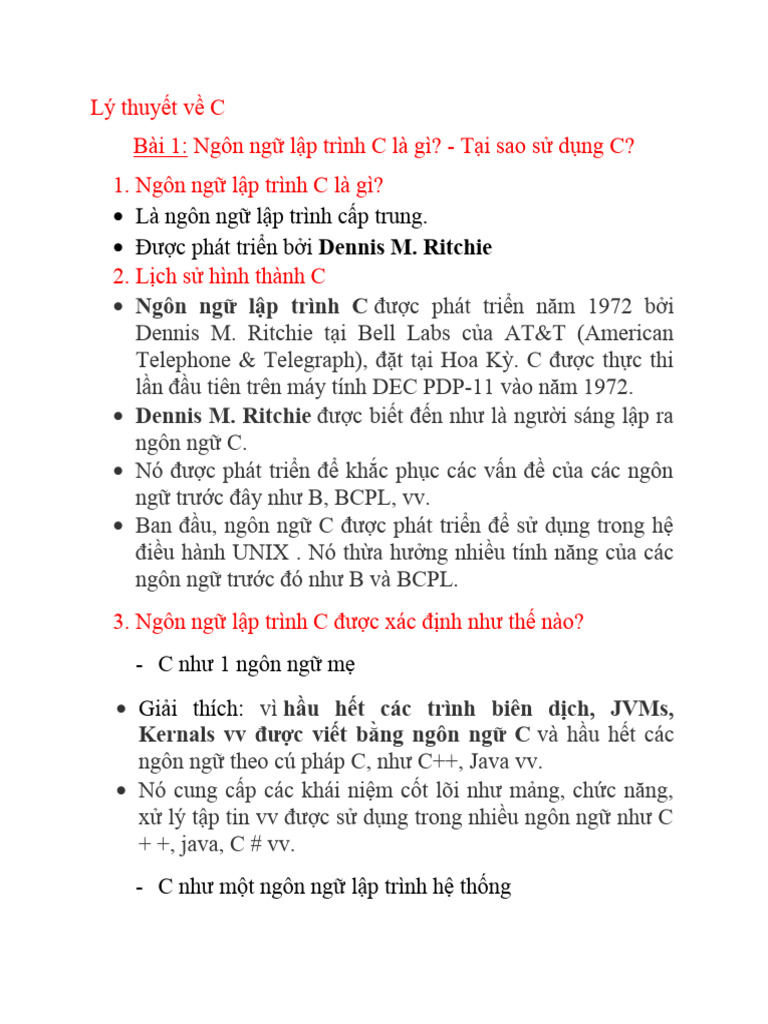 Ngôn NG C | PDF