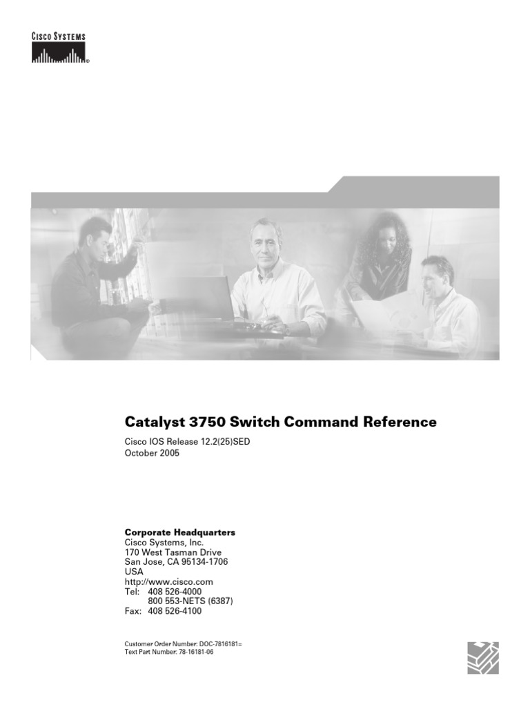 Catalyst 3750 switch command reference pdf