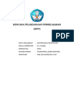 Rencana Pelaksanaan Pembelajaran (RPP)