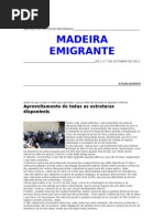 Madeira Emigrante  - DE 1 A 7 DE OUTUBRO DE 2011