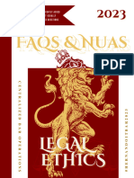 Legal Ethics - Faqsnuas 2023