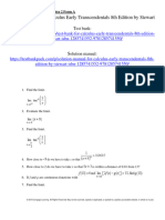 Test Bank For Calculus Early Transcendentals 8th Edition by Stewart ISBN 1285741552 9781285741550