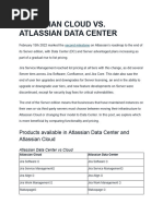 Atlassian Cloud Vs Data Center