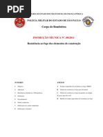 INSTRUÇÃO TÉCNICA Nº 08-2011 Resistência ao fogo dos elementos de construção - final