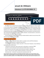 Manual de Utilizare: Model Datamaxx A - 4179 RX1008K-1F