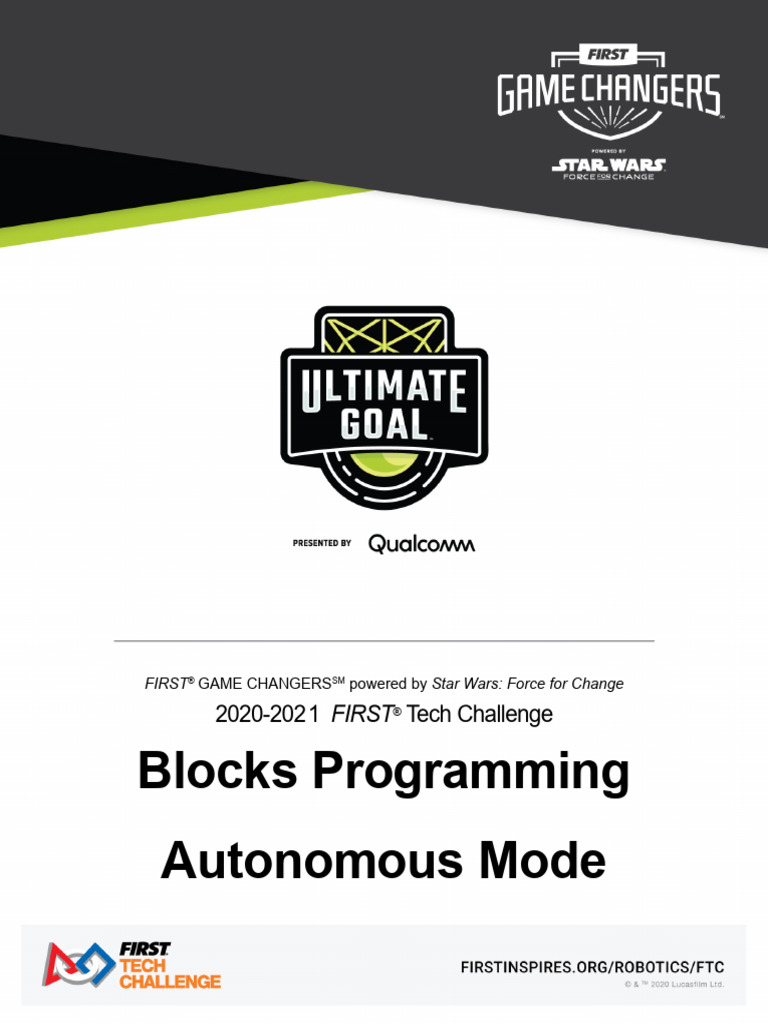 Blocks Programming Autonomous | PDF