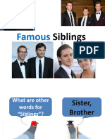 Famous Siblings 