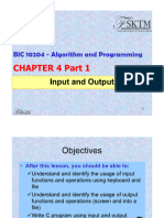 Chapter 4 Part 1 Inputoutput