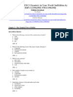 Test Bank For CHEM 2 Chemistry in Your World 2nd Edition by Hogg ISBN 113396298X 9781133962984