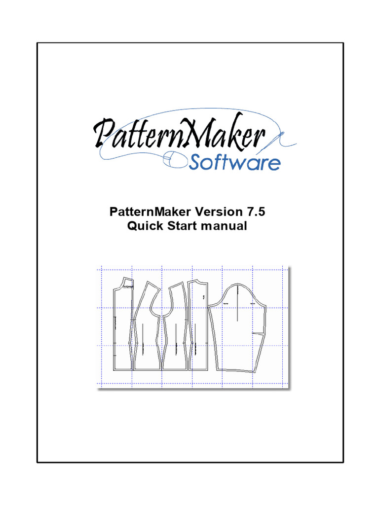 PATTERN MAKER QuickStartManual - PMaker7 - 5 | PDF