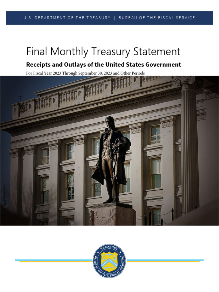 Mts 0923 | PDF | National Debt Of The United States