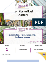 Modul Teori Komunikasi Chapter I