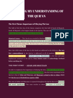 Understanding of The Qur'an