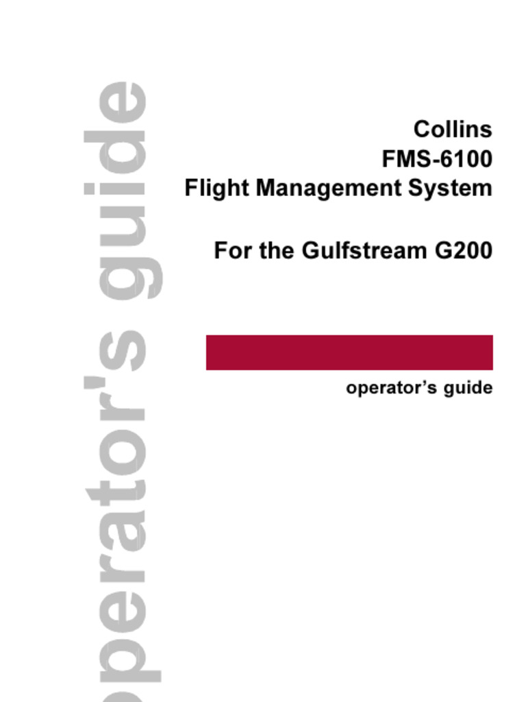Collins fms 6100 pdf