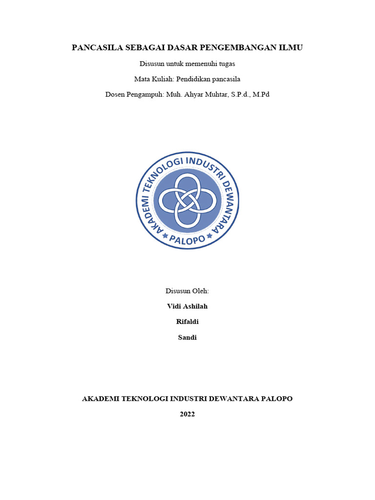 Makalah Pendidikan Pancasila | PDF | Ilmu Sosial | Sains & Matematika