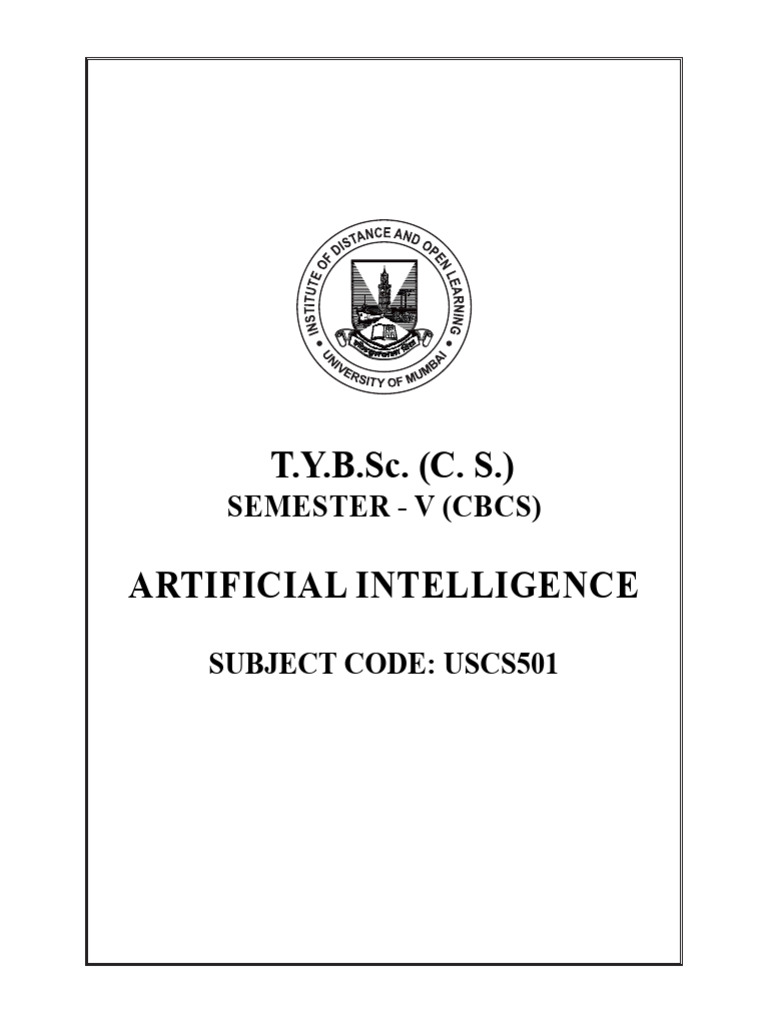 Cs Sem 5 Artificial Intelligence Pdf