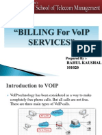 Billing for VoIP Services
